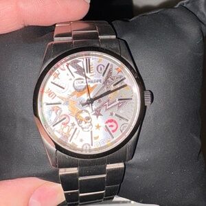 Zadig & Voltaire Stainless Steel Watch With Graphics